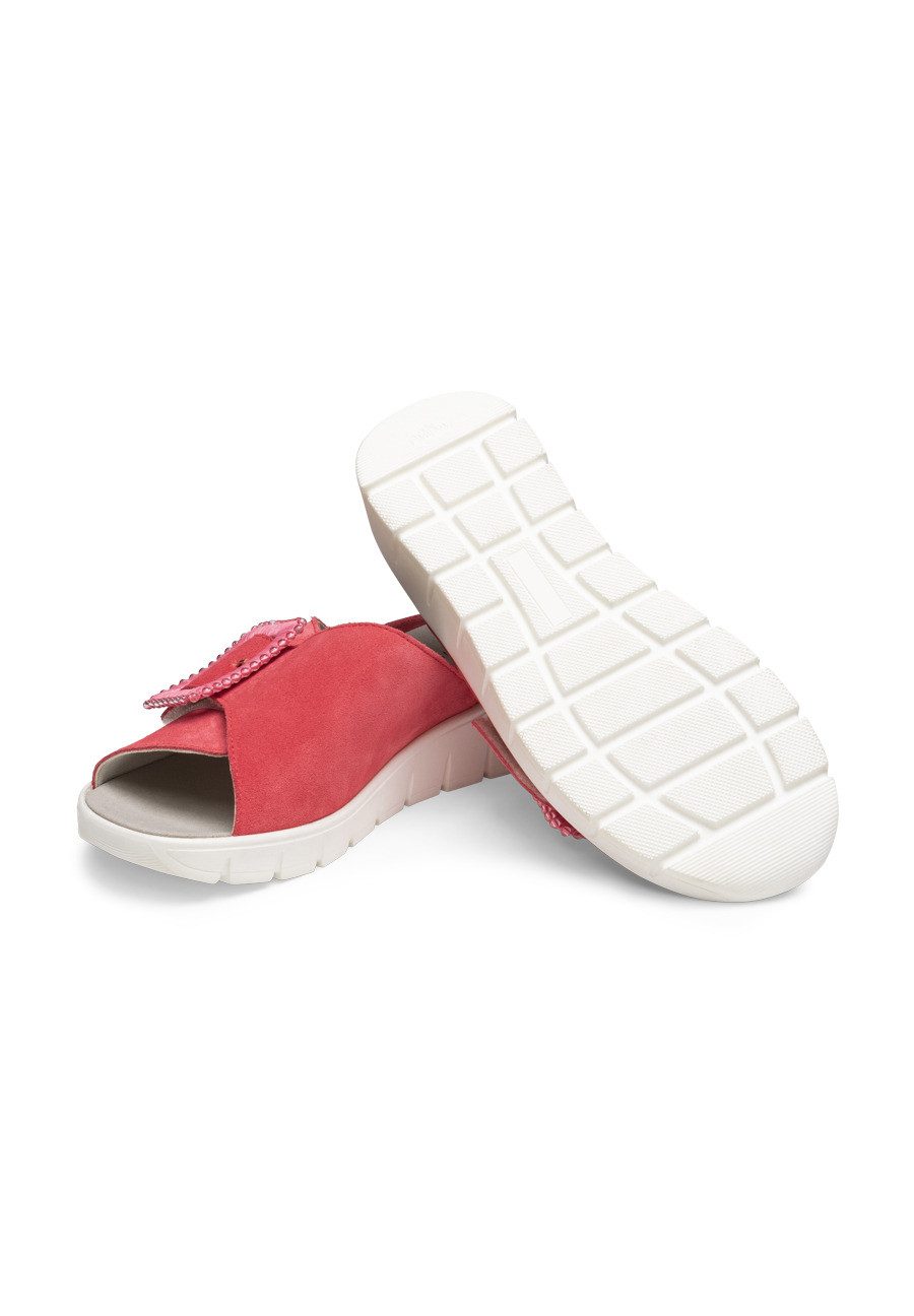 vitaform Damen Pantoletten Veloursleder Pantolette