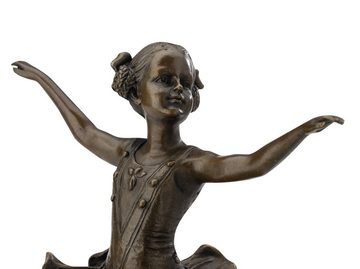 Aubaho Skulptur Bronze nach Ferdinand Preiss Ballerina Tänzerin Skulptur Art Deko Anti