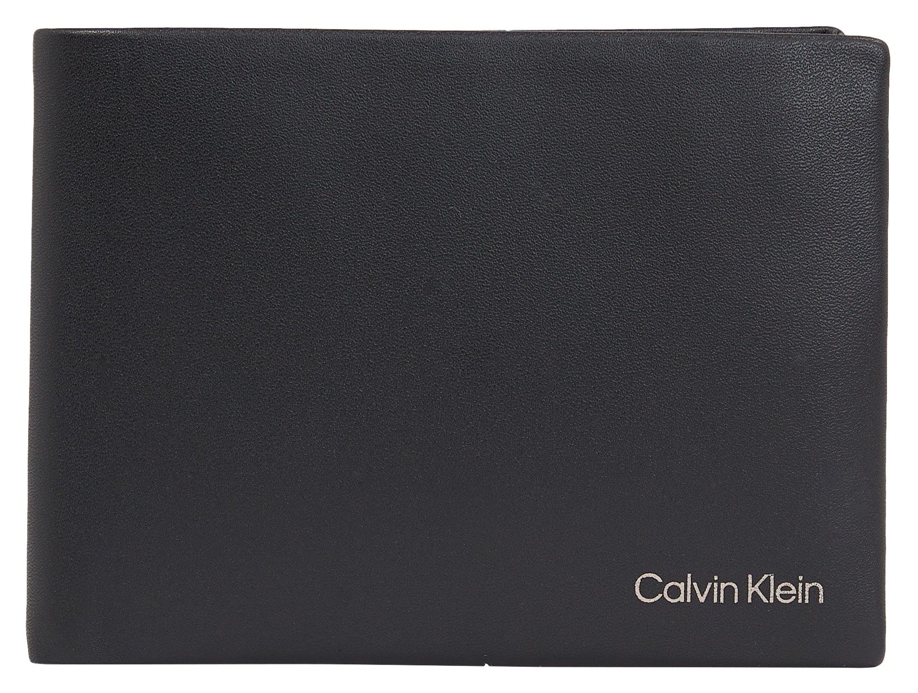 Calvin Klein Geldbörse CK CONCISE BIFOLD 5CC W/COIN L, in schlichtem Stil | Geldbörsen