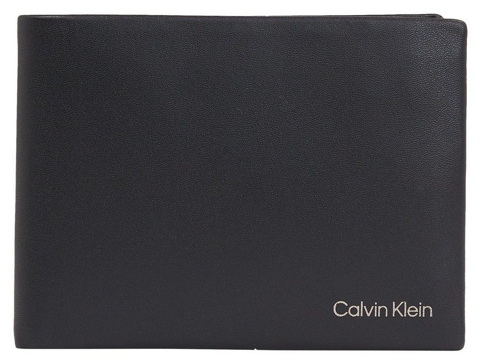 Calvin Klein Geldbörse CK CONCISE BIFOLD 5CC W/COIN L, in schlichtem Stil