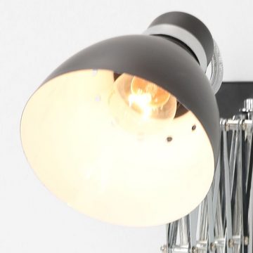 click-licht Wandleuchte Wandleuchte Spring in Schwarz und Weiß E27 beweglich, keine Angabe, Leuchtmittel enthalten: Nein, warmweiss, Wandleuchte, Wandlampe, Wandlicht