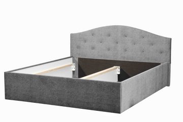 Halmon Schlafkomfort Betten Polsterbett Oslo, ein Lattenrost ist bei der Ausführung mit Matratze erhältlich