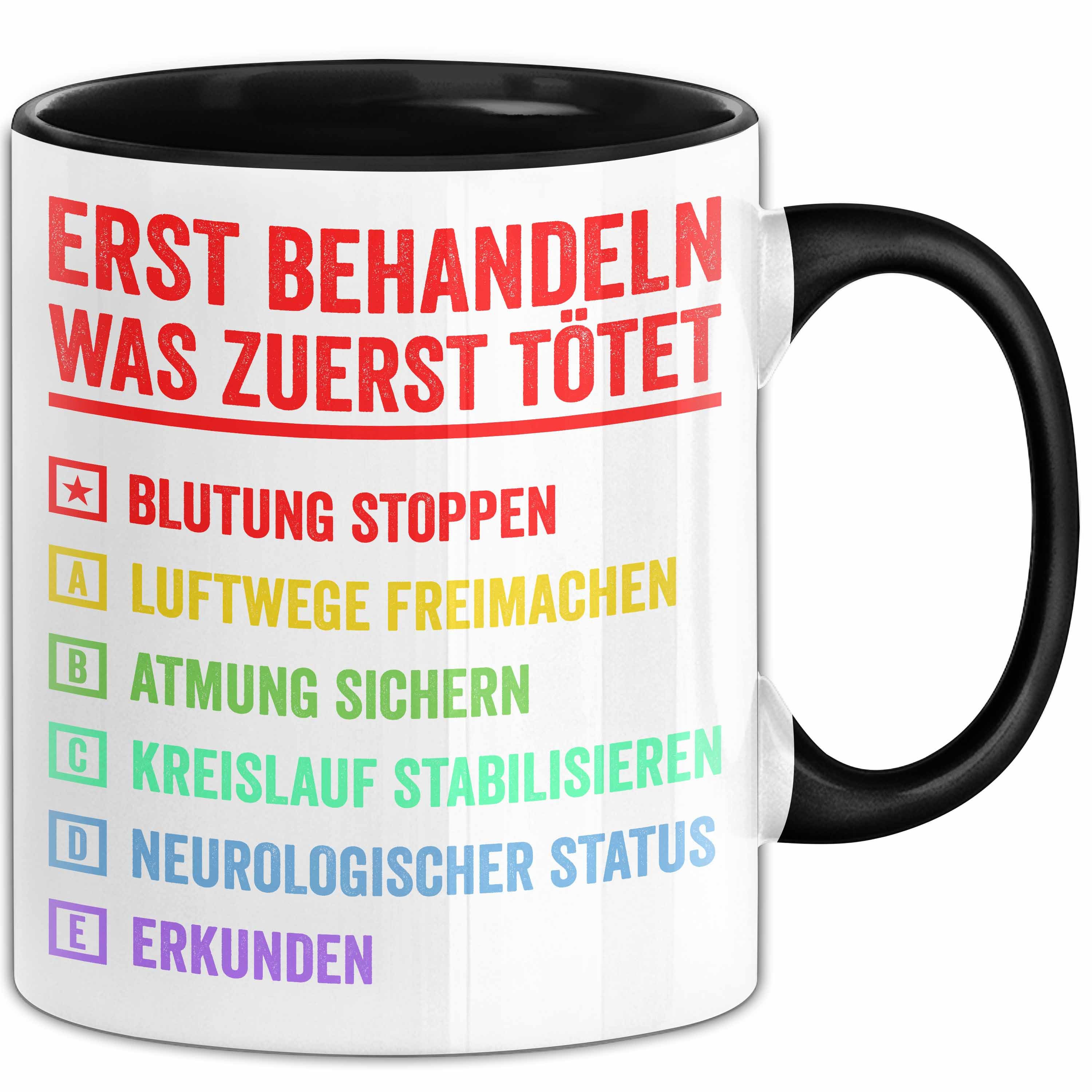 Tasse Rettungsdienst Notfallsanitäter Tasse Geschenk Lustige Geschenkidee Sp