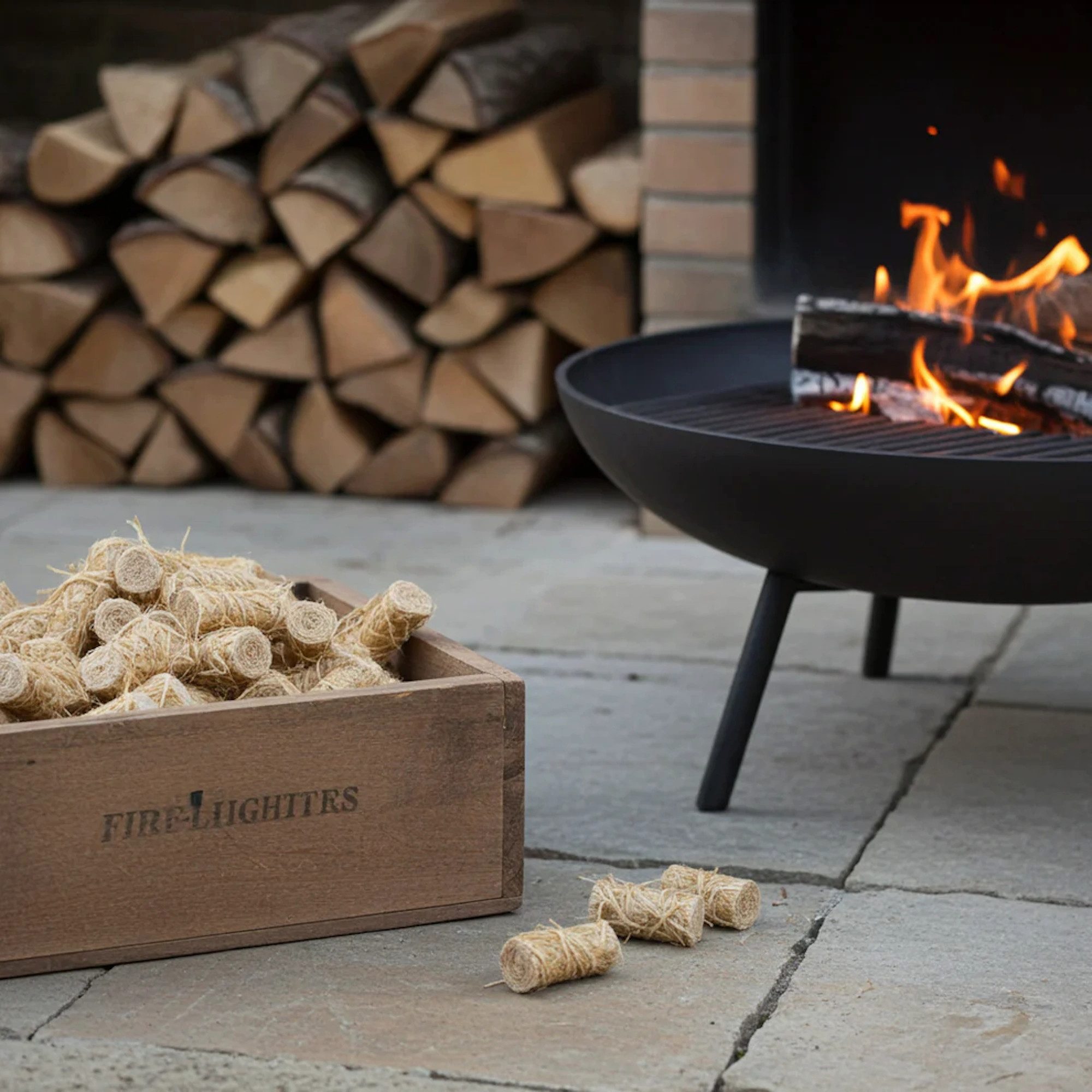 MONOPOL® Grillanzünder Öko-Holzwolle - 5 kg - ca. 400 Anzünder, 5 kg