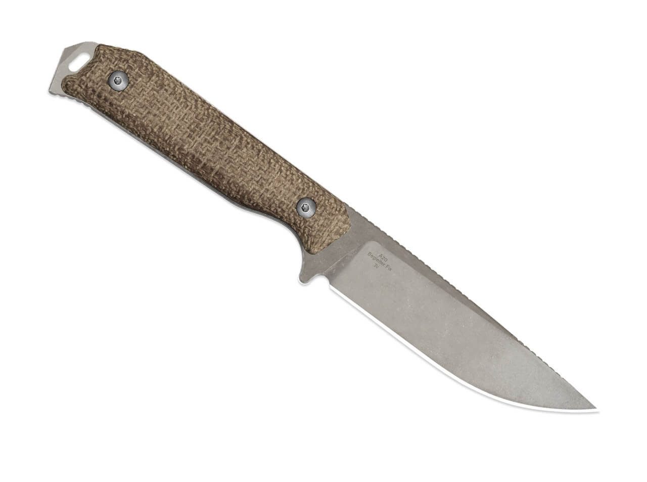 Kizer Universalmesser Kizer Begleiter Fix CPM-3V Natural Micarta, feststehendes Messer, (2 St)