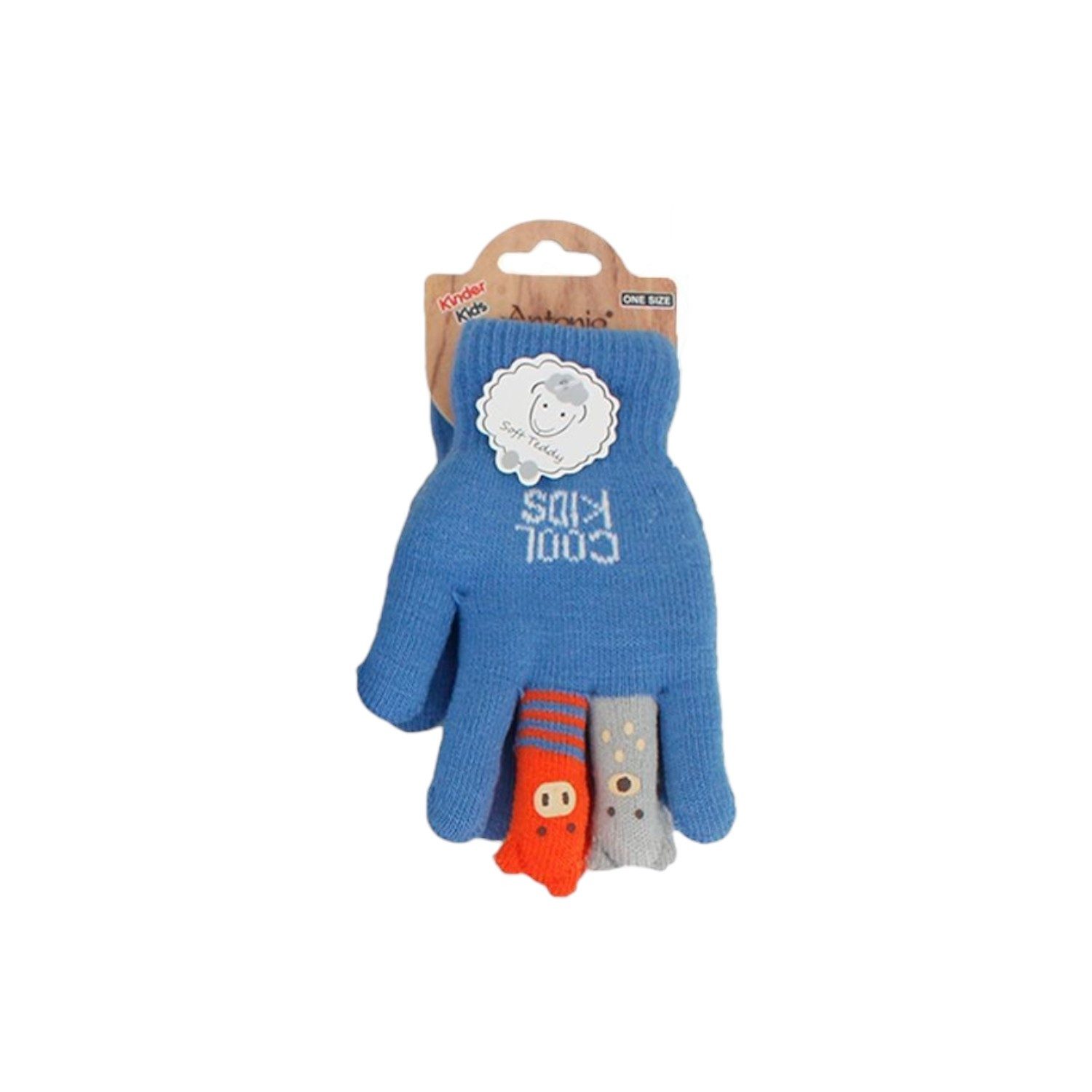 VewoTex Strickhandschuhe Kinder Winter Handschuhe » Kinderhandschuhe mit Tier Fingern (1 Paar, 2-St., 1 Paar) » Fingerhandschuhe » teilweise mit Teddyfutter