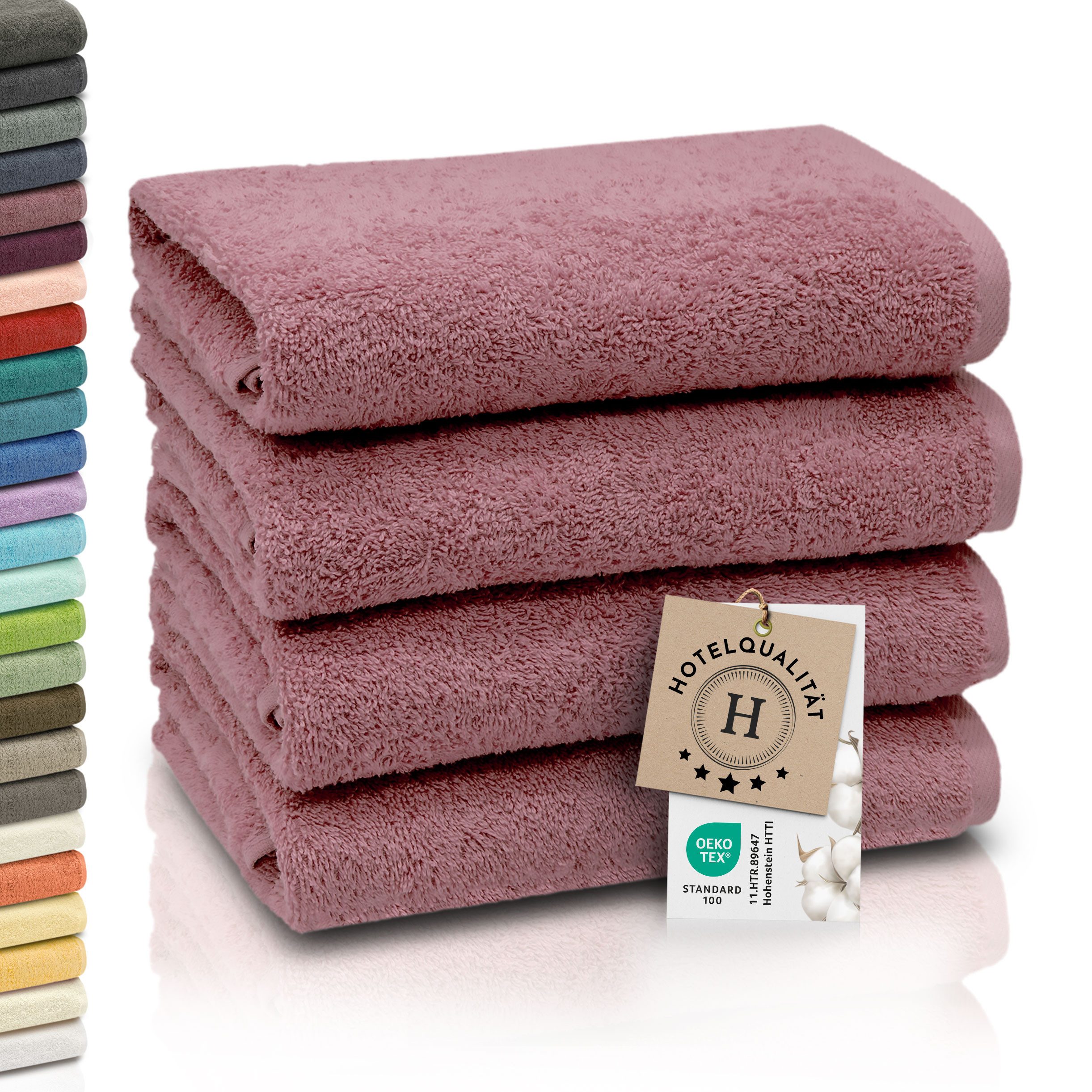 ZOLLNER Handtücher, Walkfrottier (4-St), 50 x 100 cm, 100% Baumwolle, alle günstig online kaufen