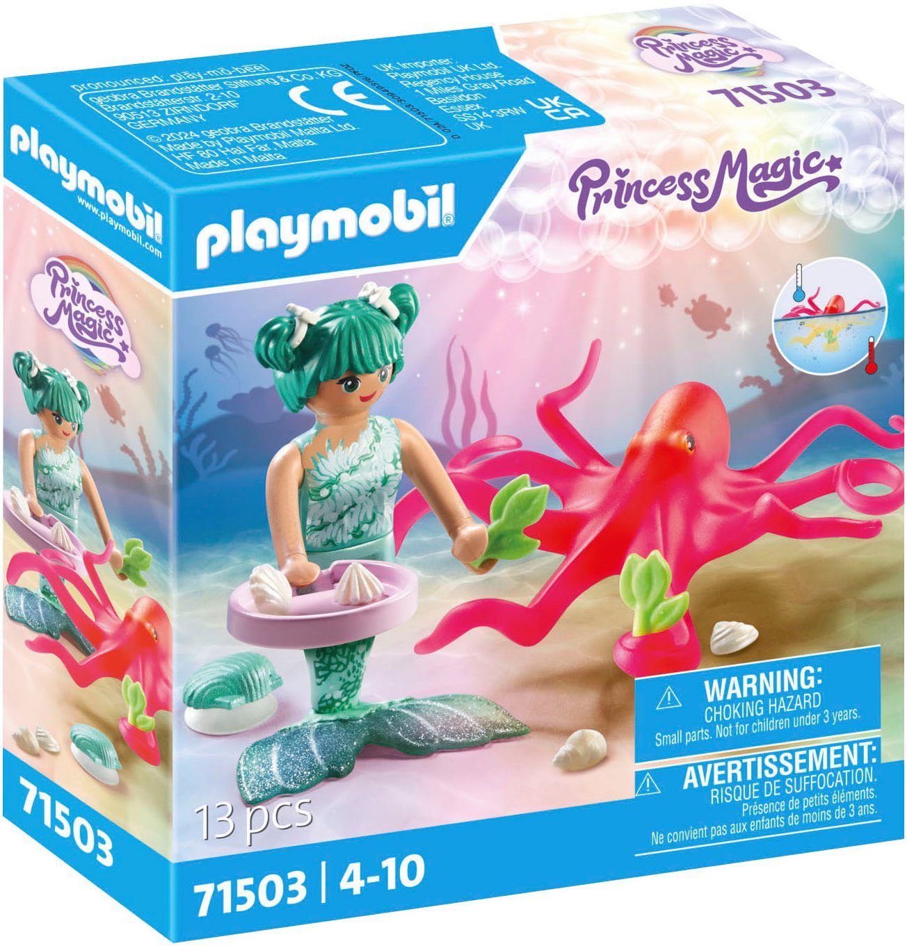 Playmobil® Meerjungfrau mit Farbwechselkrake (71503), Princess Magic Konstr günstig online kaufen