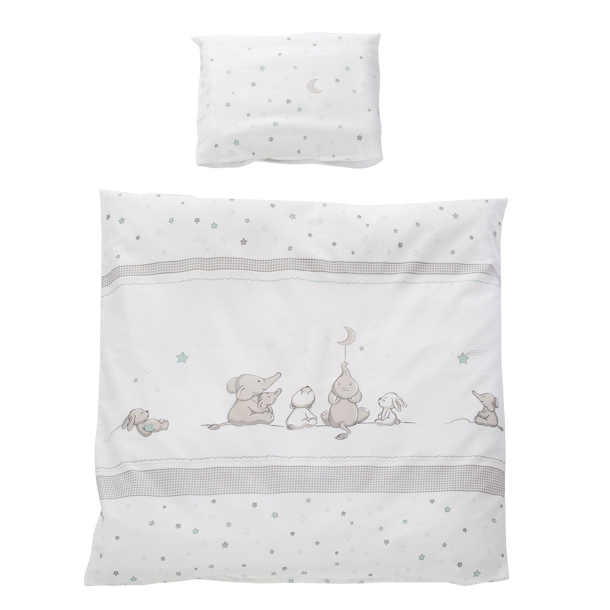 roba® Babybettwäsche Wiegenset, 2 teilig, 2-teilige Wiegenbettwäsche günstig online kaufen