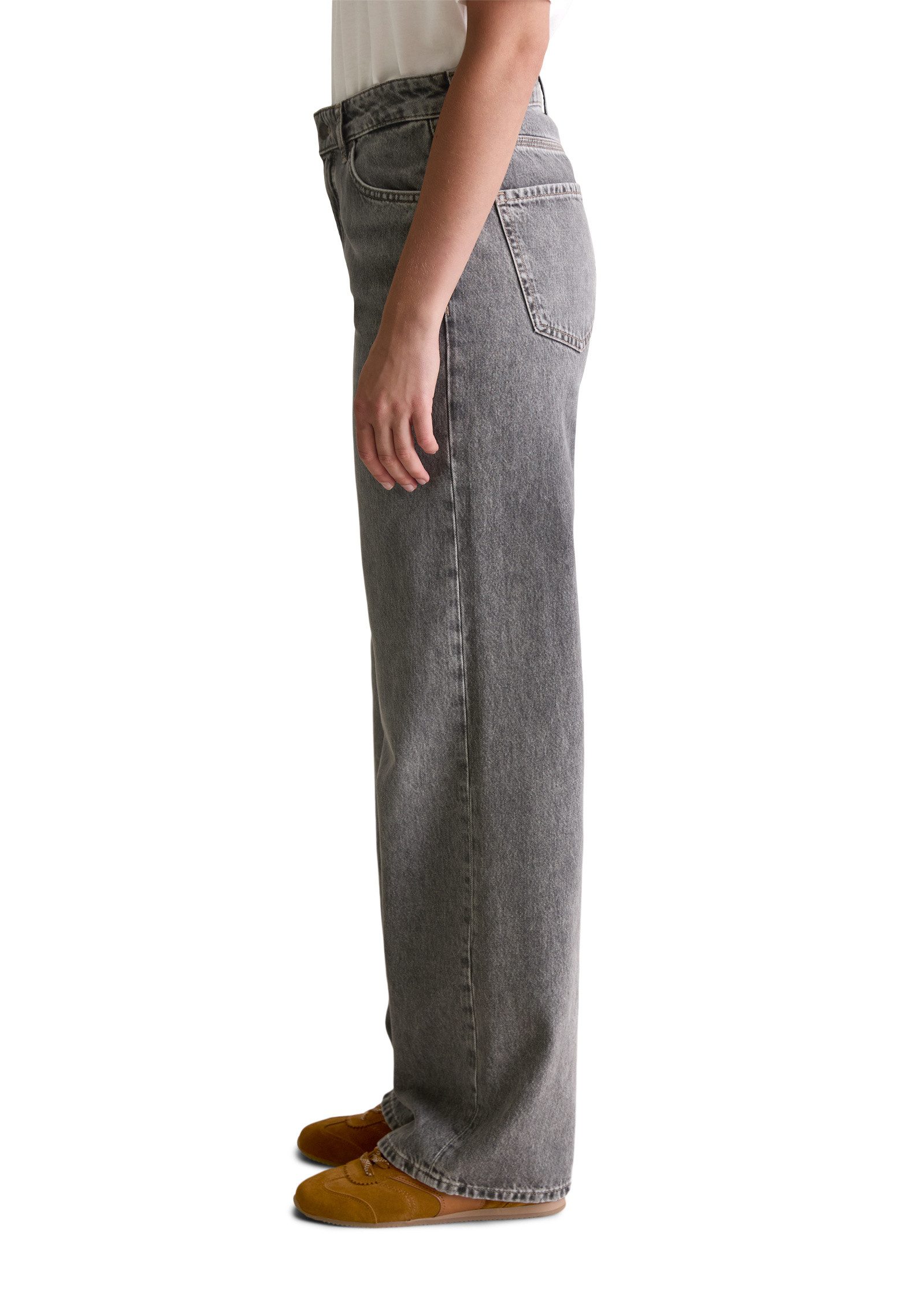 Marc O'Polo DENIM Weite Jeans aus Bio-Baumwolle ohne Stretch günstig online kaufen