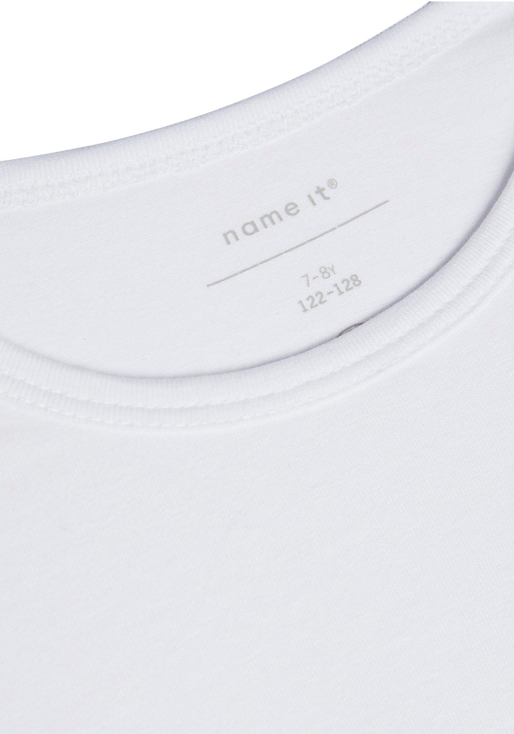 2P NKMT-SHIRT White 2-tlg., T-Shirt Bright (Packung, Name NOOS It 2er-Pack) SLIM