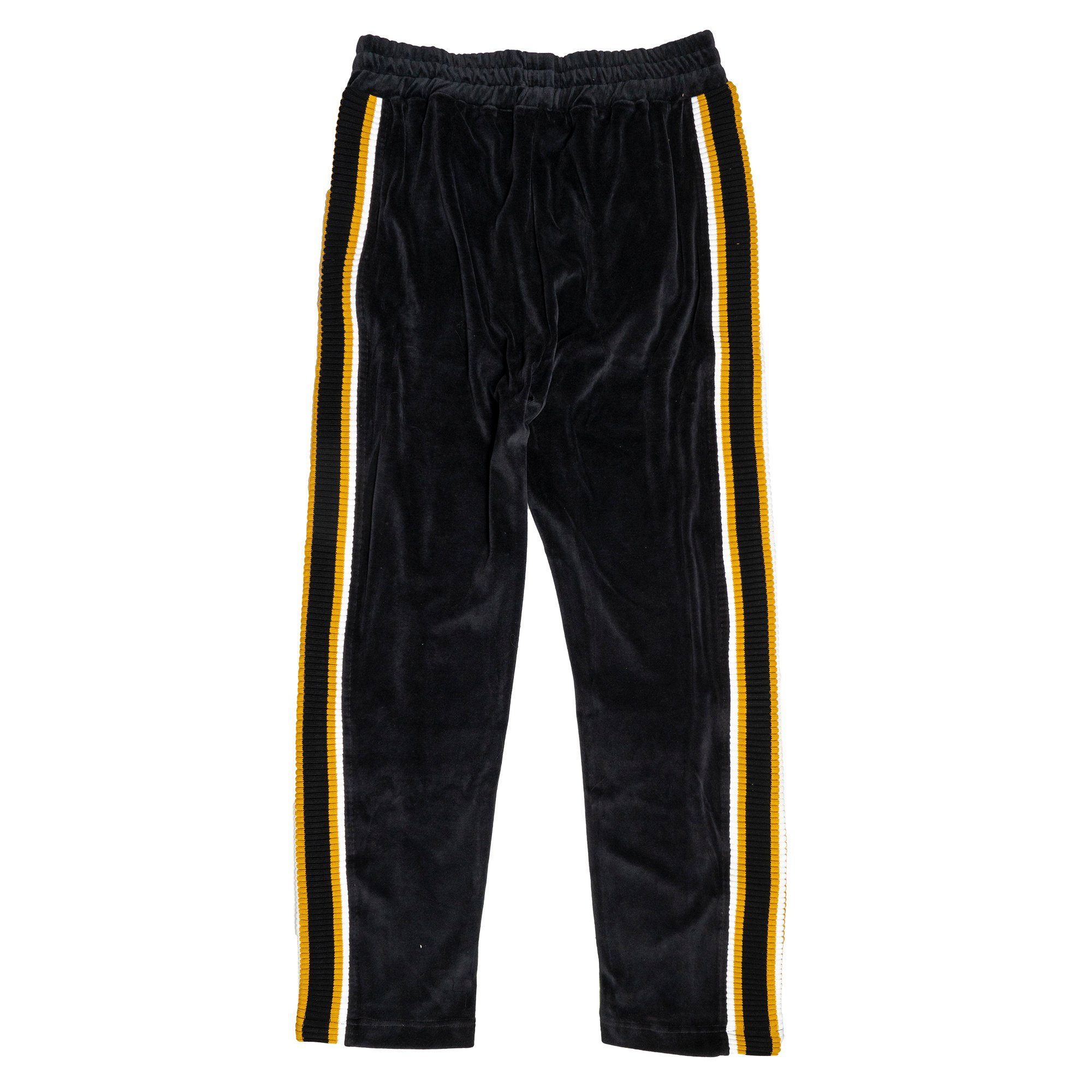 PALM ANGELS Jogginghose Chenille Track Pants schwarz mit Streifen 