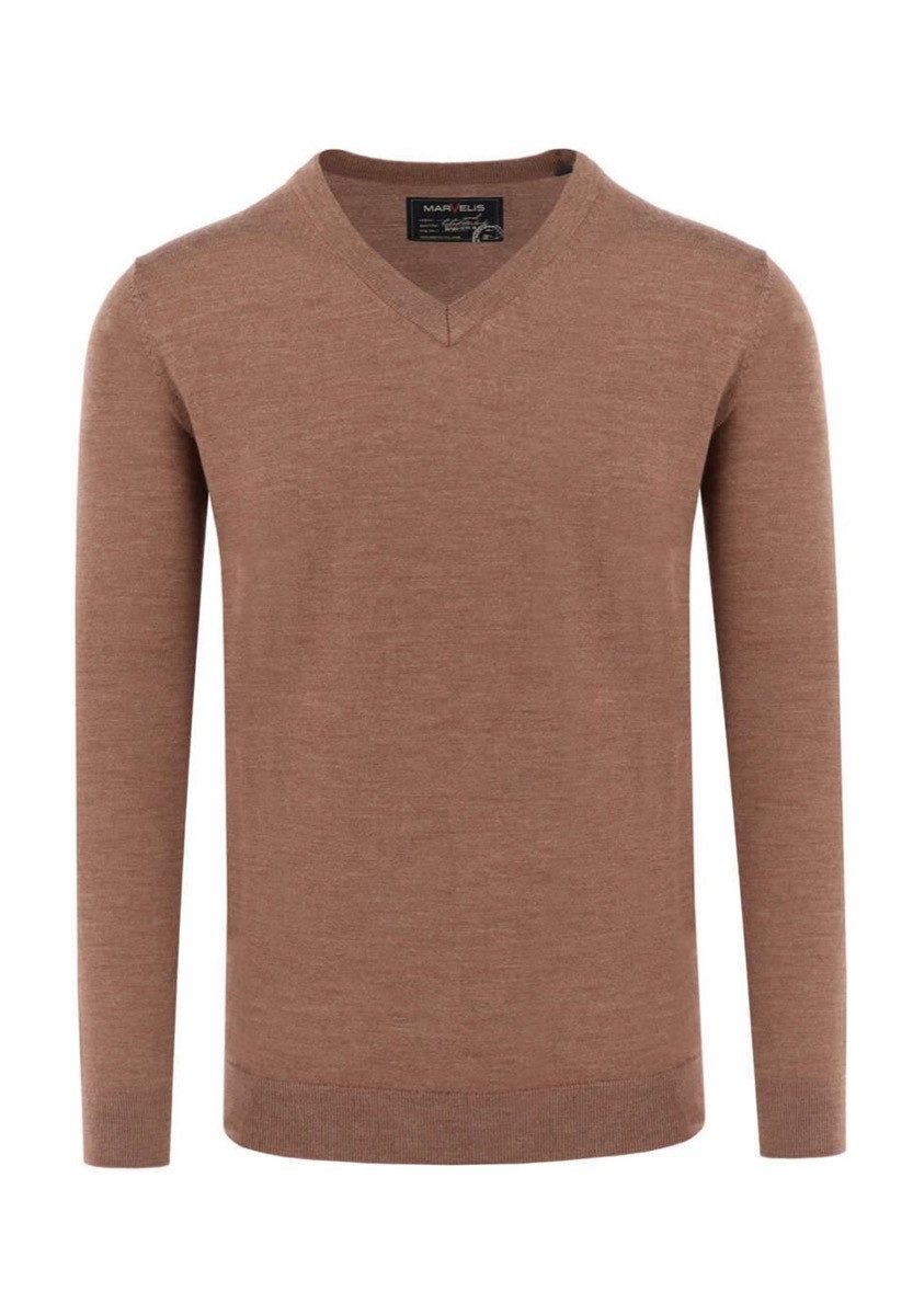 MARVELIS V-Ausschnitt-Pullover Pullover - Merino - günstig online kaufen