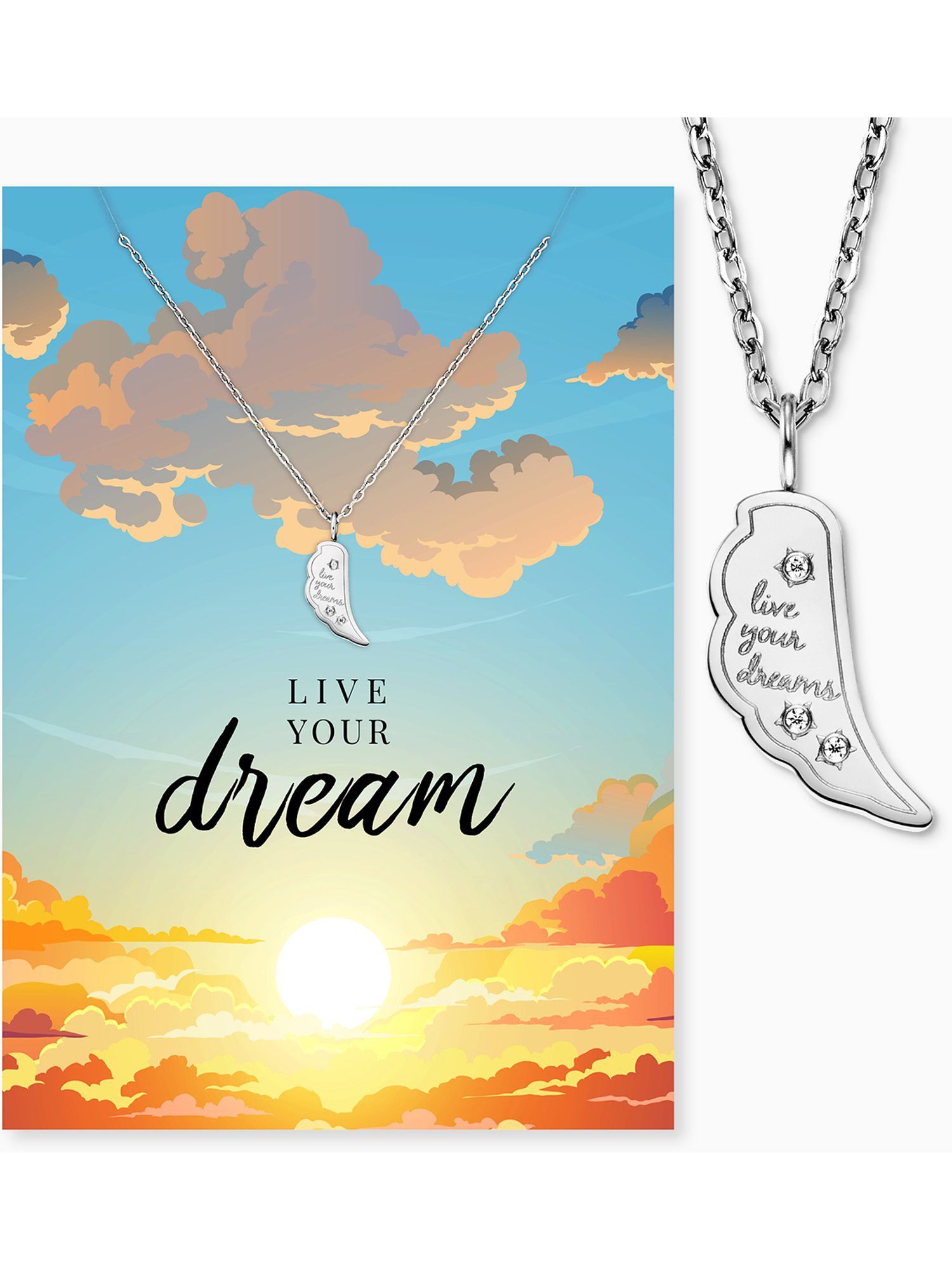 Engelsrufer Silberkette Engelsrufer Damen-Kette Edelstahl 3 günstig online kaufen