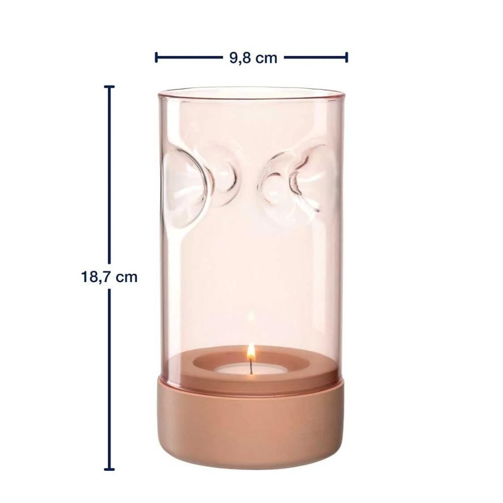 LEONARDO Kerzenhalter Leonardo Tischlicht Sole Apricot (19 cm)