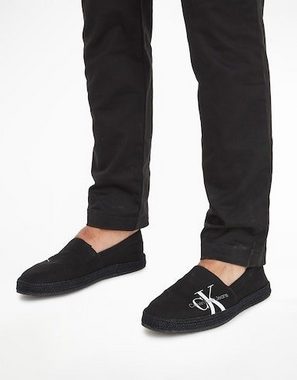 Calvin Klein Jeans ESPADRILLE CO Espadrille mit Bastbesatz an der Laufsohle