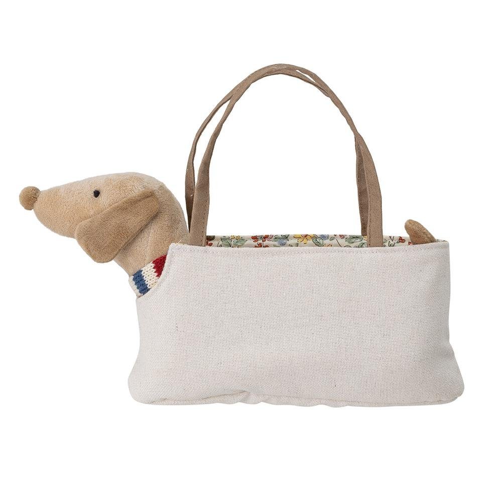 Bloomingville Plüschfigur Hilena Stoffhund mit Tasche günstig online kaufen
