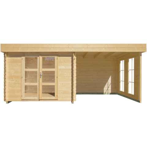 Kiehn-Holz Gartenhaus Lütjensee 1, BxT: 590x314 cm, (Set)