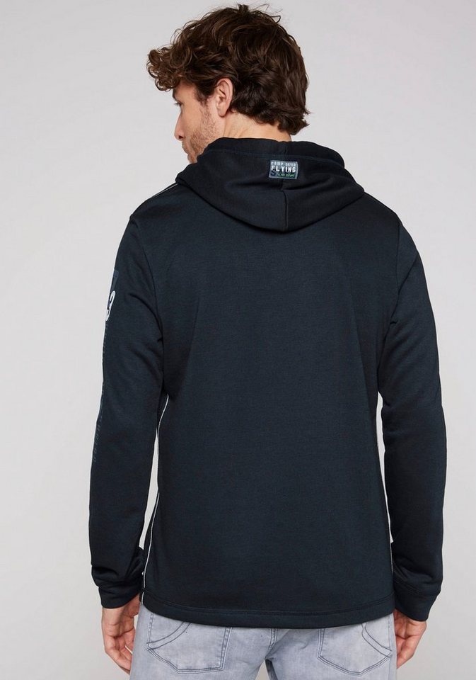 CAMP DAVID Kapuzensweatshirt mit Label Patch an der Kapuze