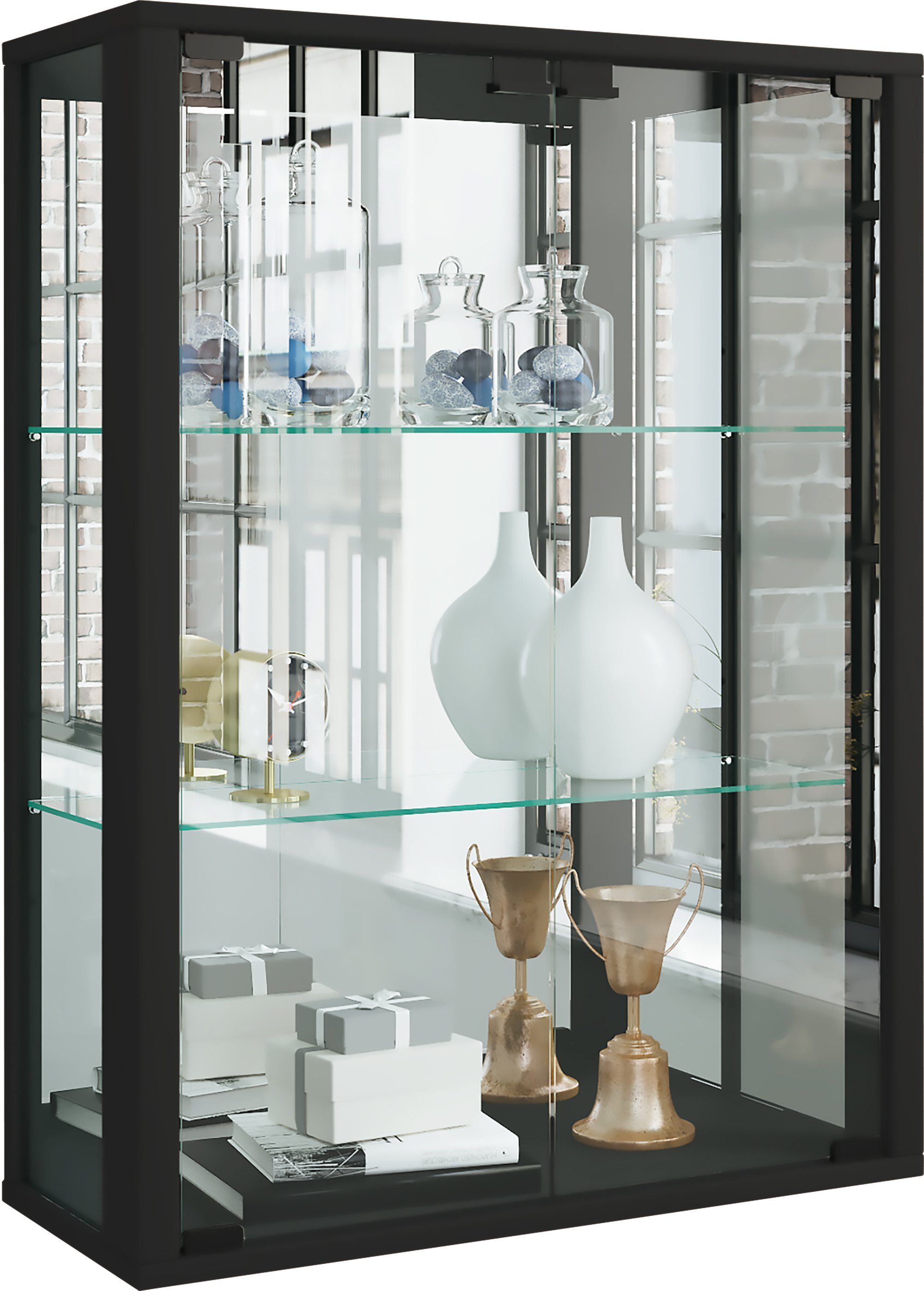 VCM Hängevitrine Wandvitrine Hängevitrine Glasvitrine Udina günstig online kaufen