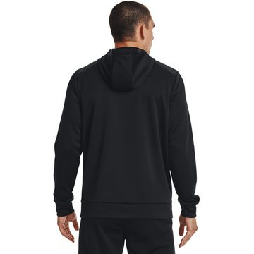 Under Armour® Kapuzensweatshirt UA ARMOUR FLEECE FZ HOODIE BLACK