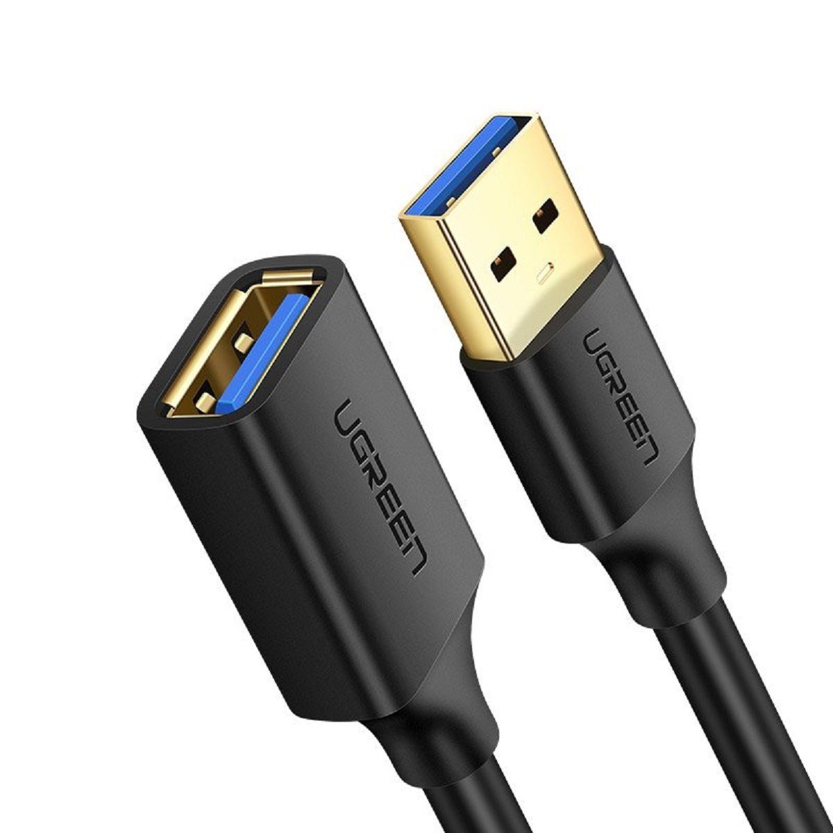 USB UGREEN 3.0 Schwarz Kabelverlängerungskabel Adapter Verlängerungskabel 1m