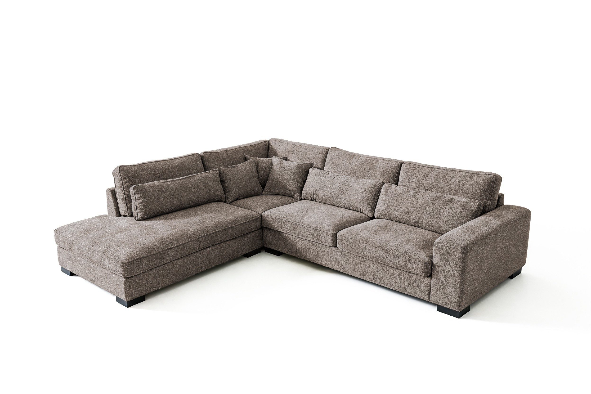 GO. MÖBEL Ecksofa L-Form OTM-E-3 "Coast" – Großzügiges Design für pure Entspannung, Modernes Komfortsofa mit weicher Polsterung und elegantem Stil