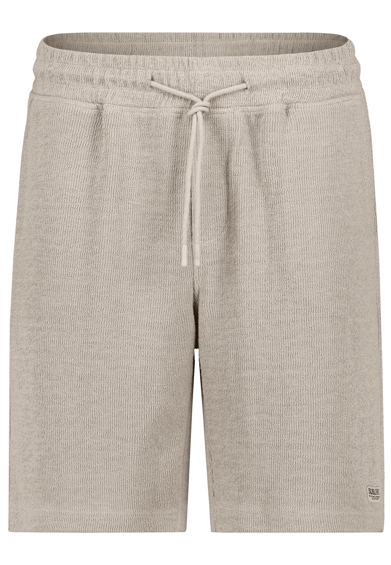 SUBLEVEL Sweatshorts Komfortabler Freizeitbekleidungsartikel für Herren (1-tlg) Baumwolle Normal Fit Einfarbig elastisch Kordelzug Male