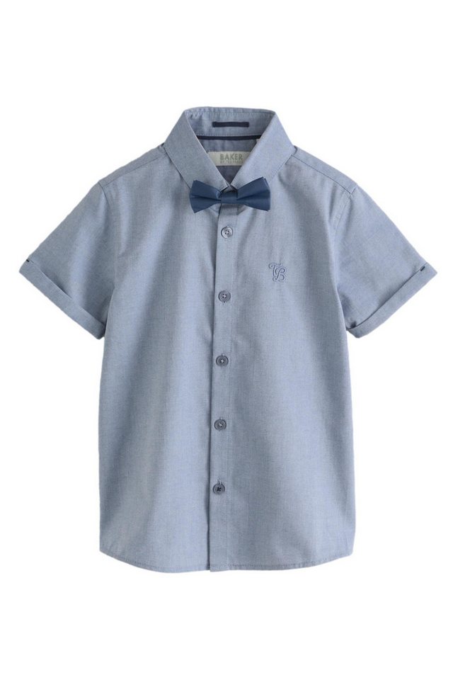 Baker by Ted Baker Kurzarmhemd Baker by Ted Baker kurzärmeliges Hemd mit Fliege (2-tlg)