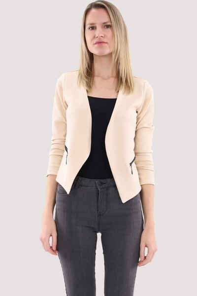 malito more than fashion Курткиblazer 6040 Sweatblazer im Basic-Look