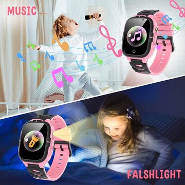 ELEJAFE Smartwatch (Android iOS), Kinder smartwatch 2 kameras wecker taschenlampen mädchen geburtstag