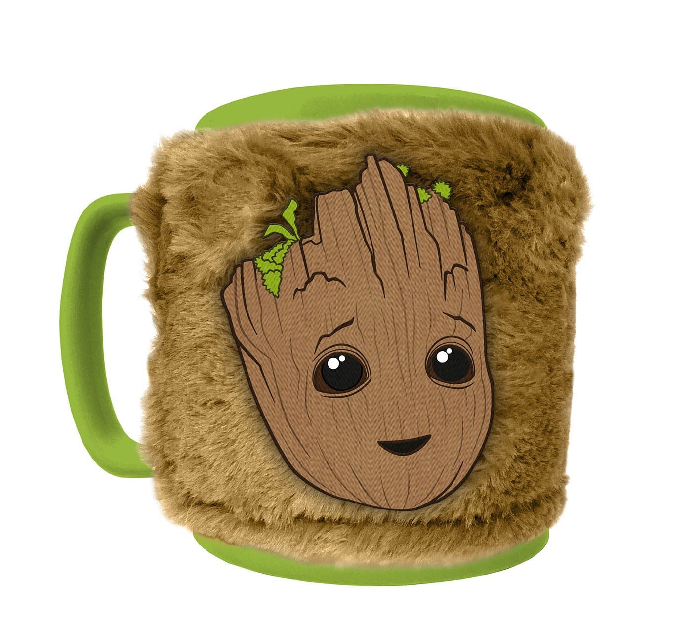 Pyramid International Tasse Guardians of the Galaxy Fuzzy Tasse Groot, 1-tlg., Flauschiges Plüschtuch, mit Klettverschluss befestigt