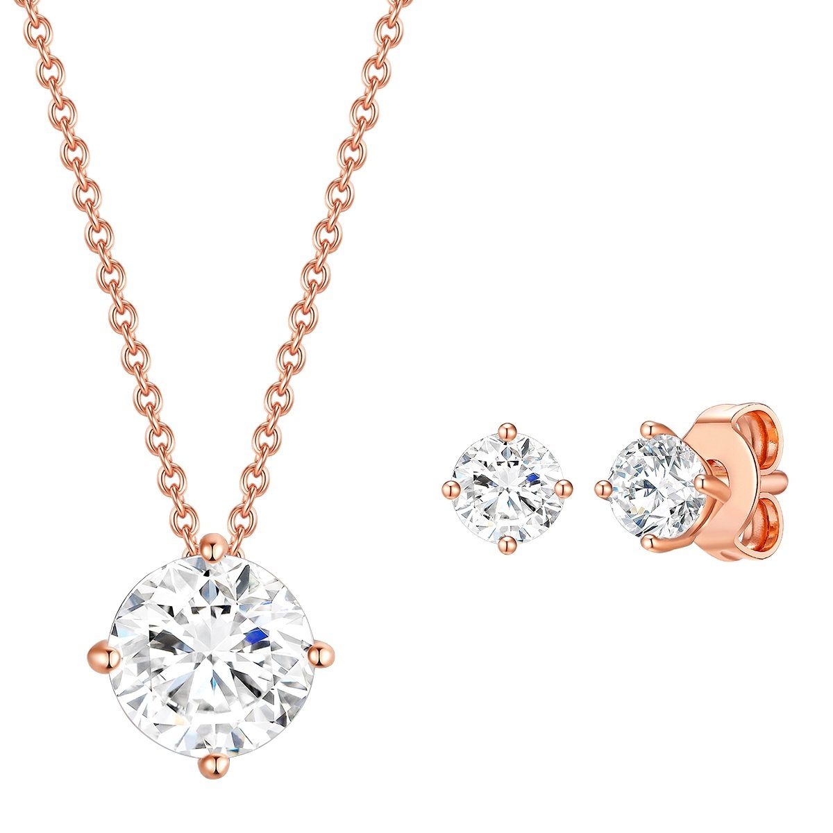 Rafaela Donata Schmuckset roségold (3-tlg), aus günstig online kaufen