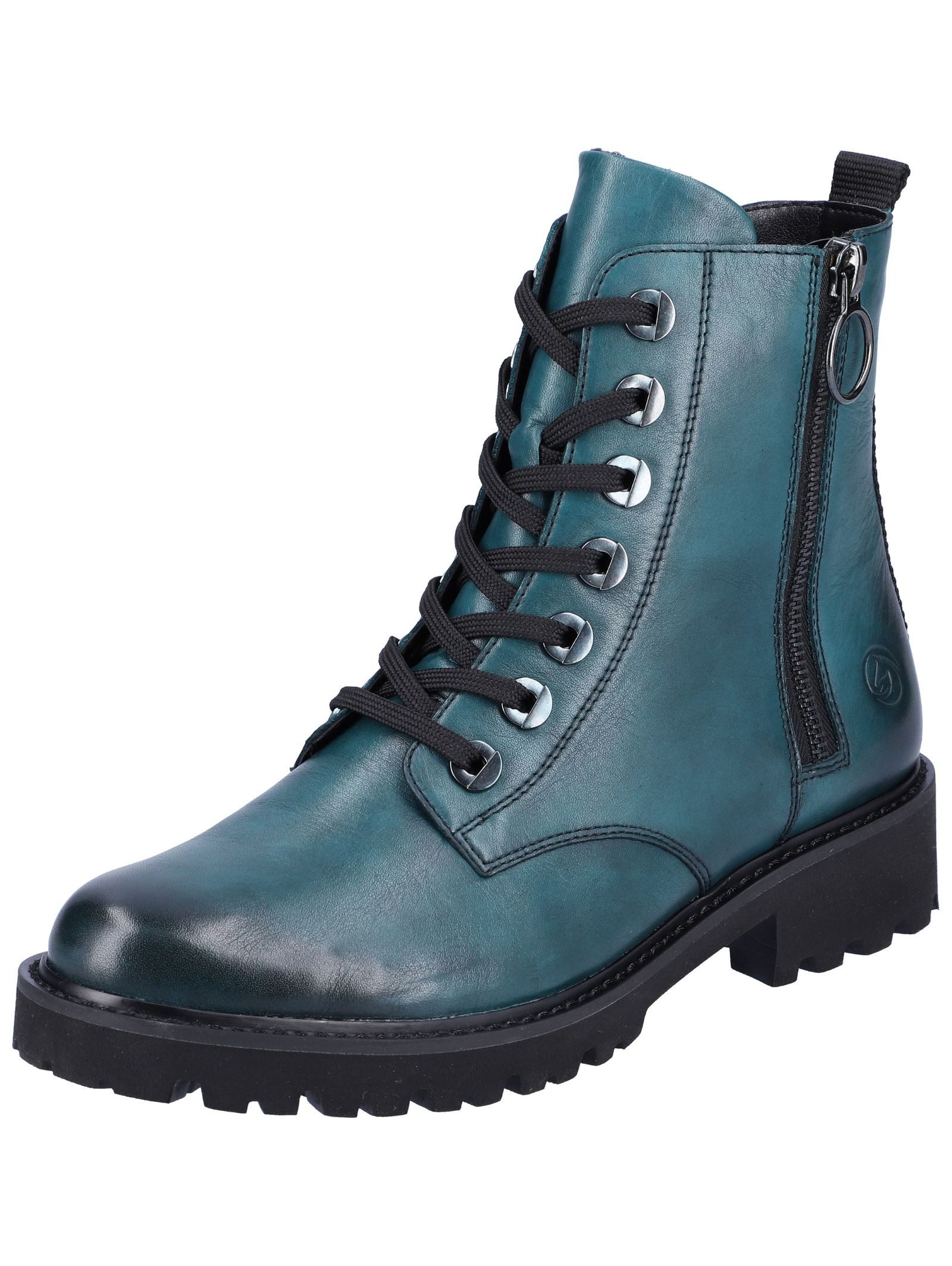 Stiefelette Glattleder Schnürstiefelette