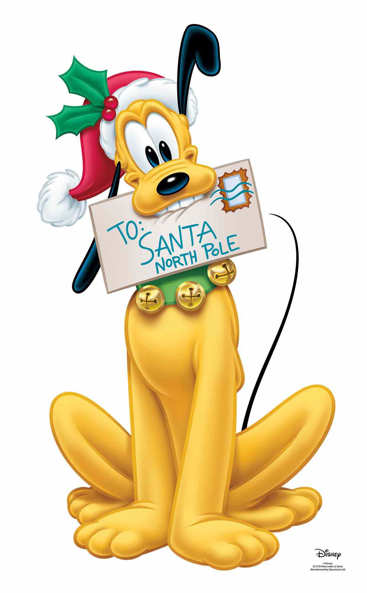 Dekofigur Weihnachten Pappaufsteller Pluto