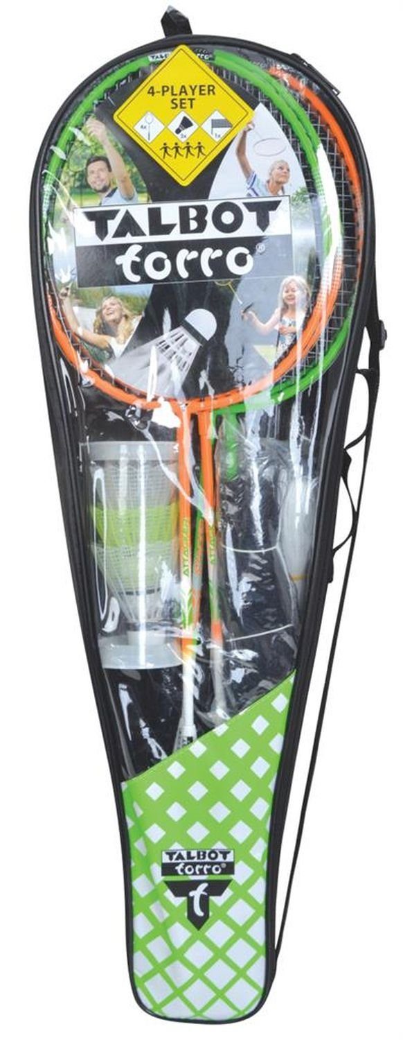 Talbot-Torro Badmintonschläger Set 4-Attacker Plus