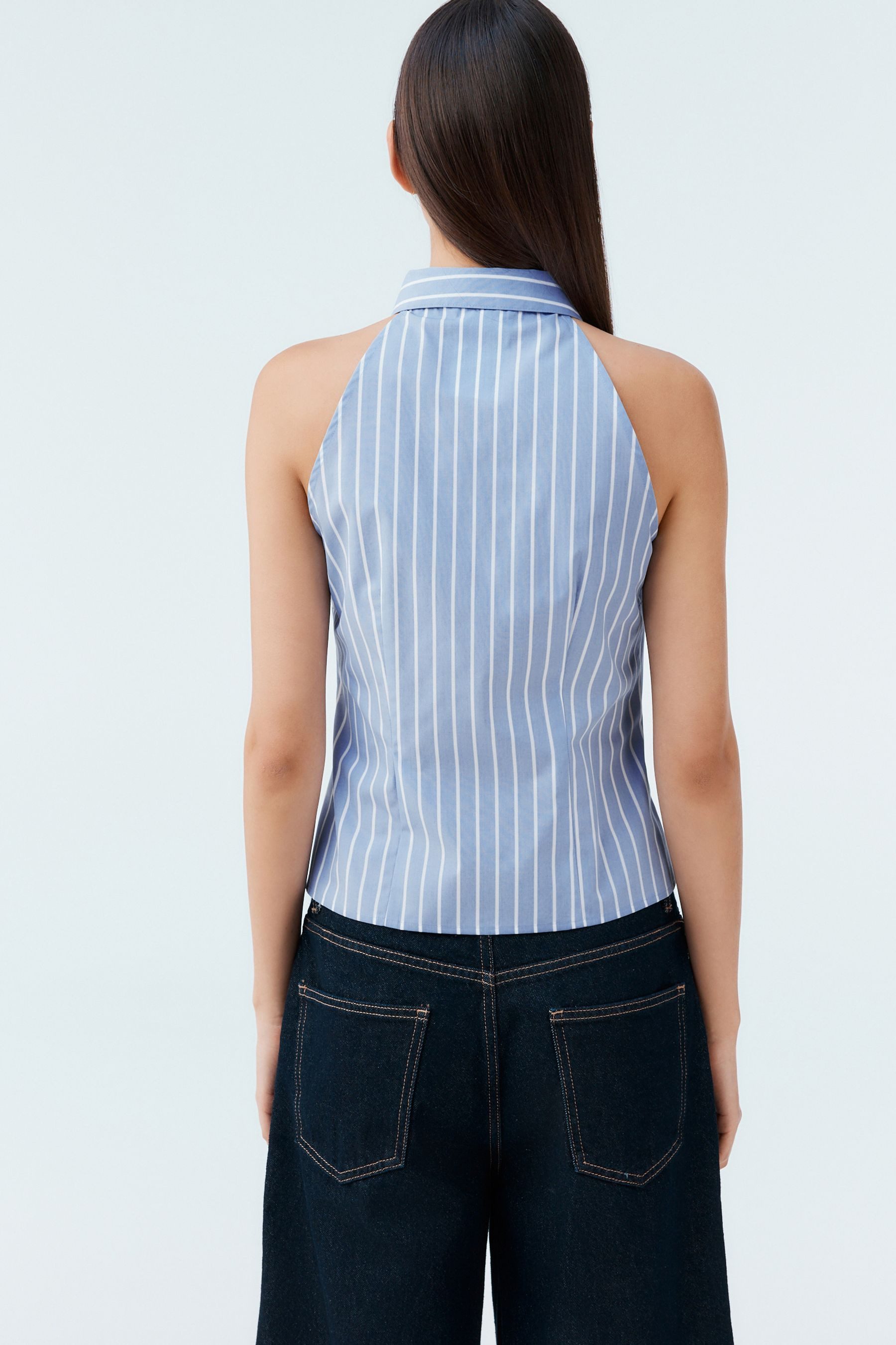 Next Blusentop Ärmellose, körpernahe Bluse (1-tlg) günstig online kaufen