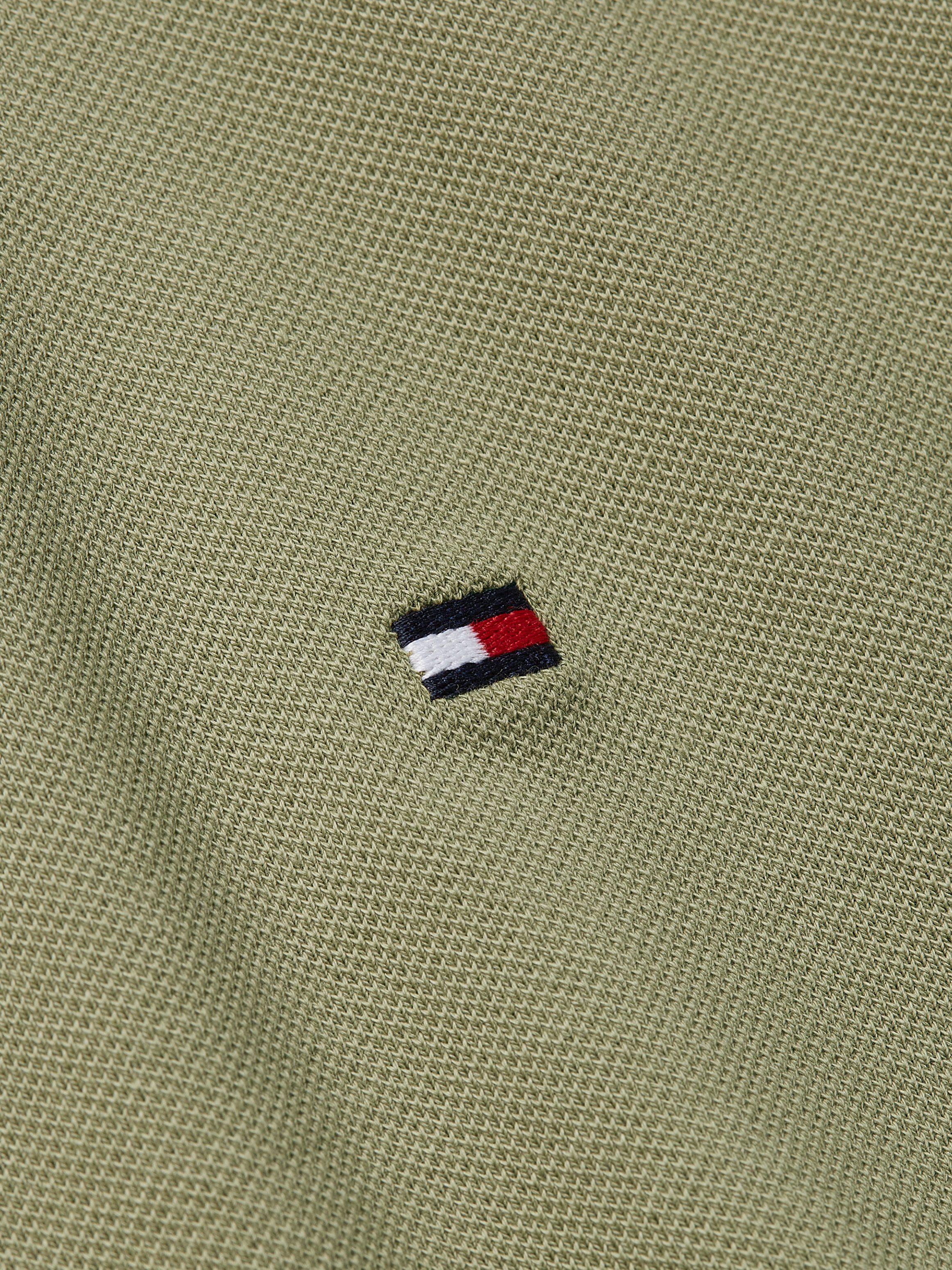 Tommy Hilfiger Poloshirt 1985 SLIM Logostickerei POLO Faded Olive mit