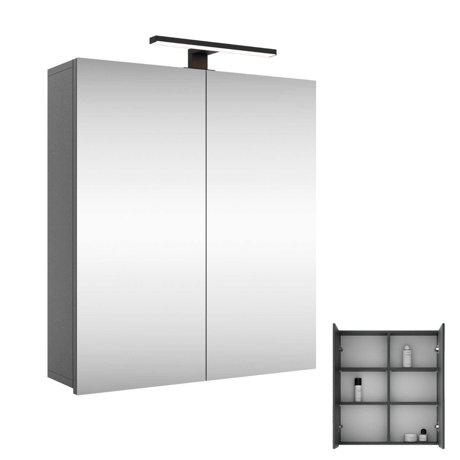 Planetmöbel Badezimmerspiegelschrank Spiegelschrank Merkur (Spiegelschrank günstig online kaufen