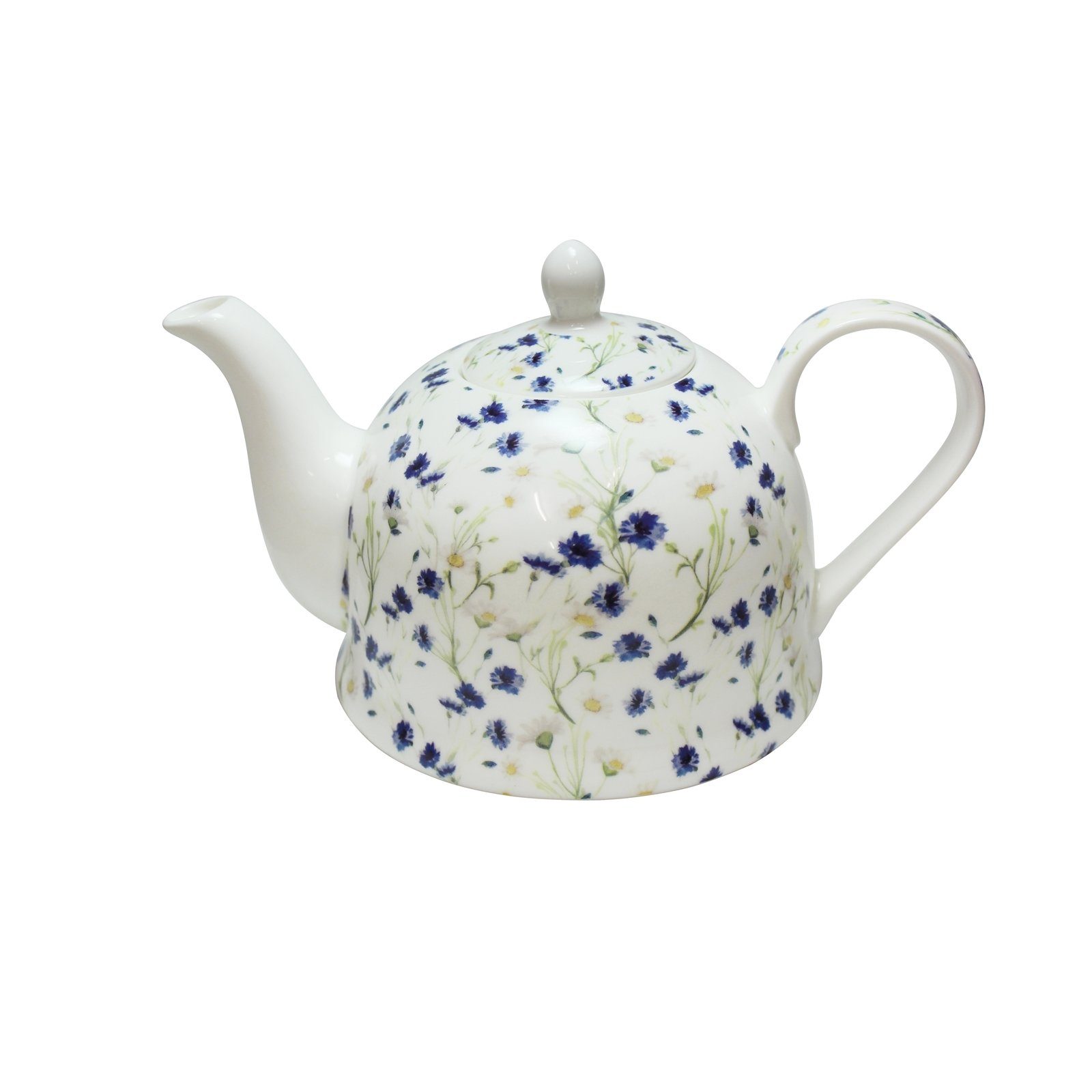 Jameson + Tailor Teekanne Iglu-Kanne Teekanne Feldblumen, 0.9 l, (Stück, 1-St), Porzellan mit Dekor