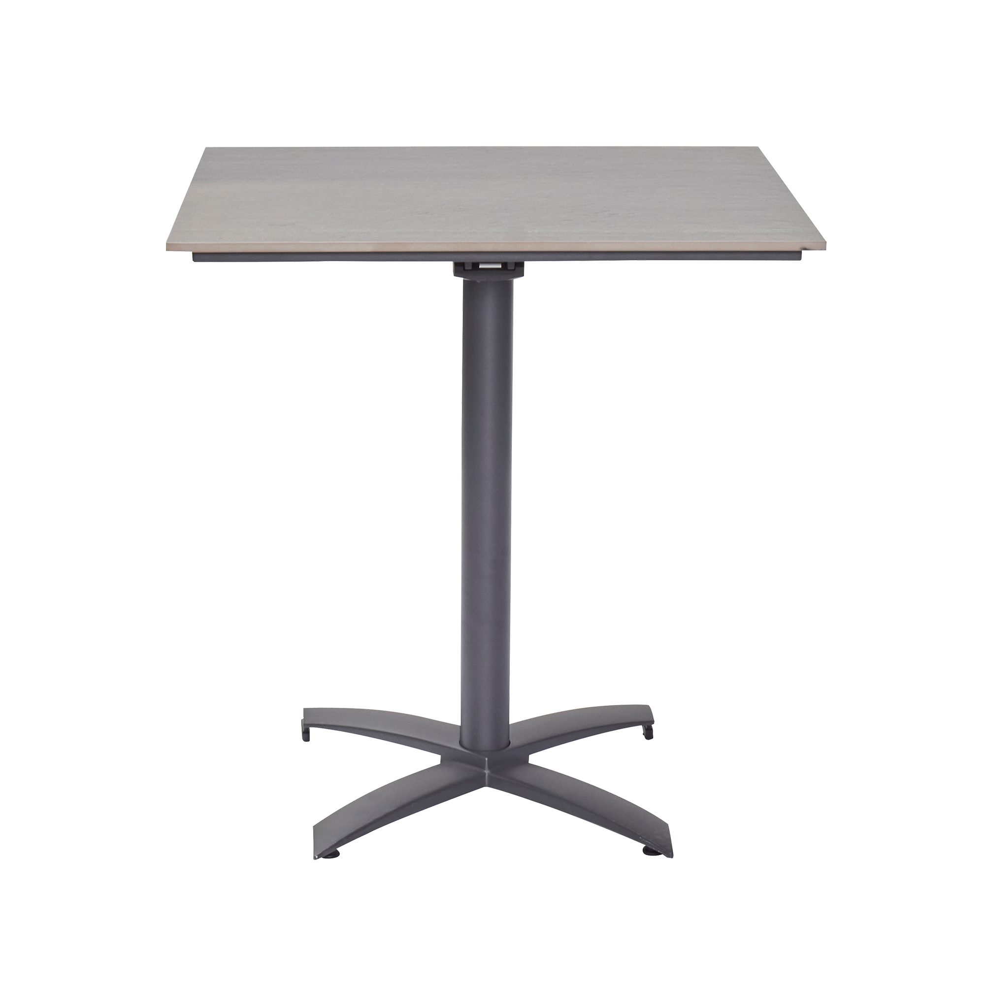 L.C. Wholesaler GmbH Bistrotisch DIWO, Tischplatte: Sintered Stone grau