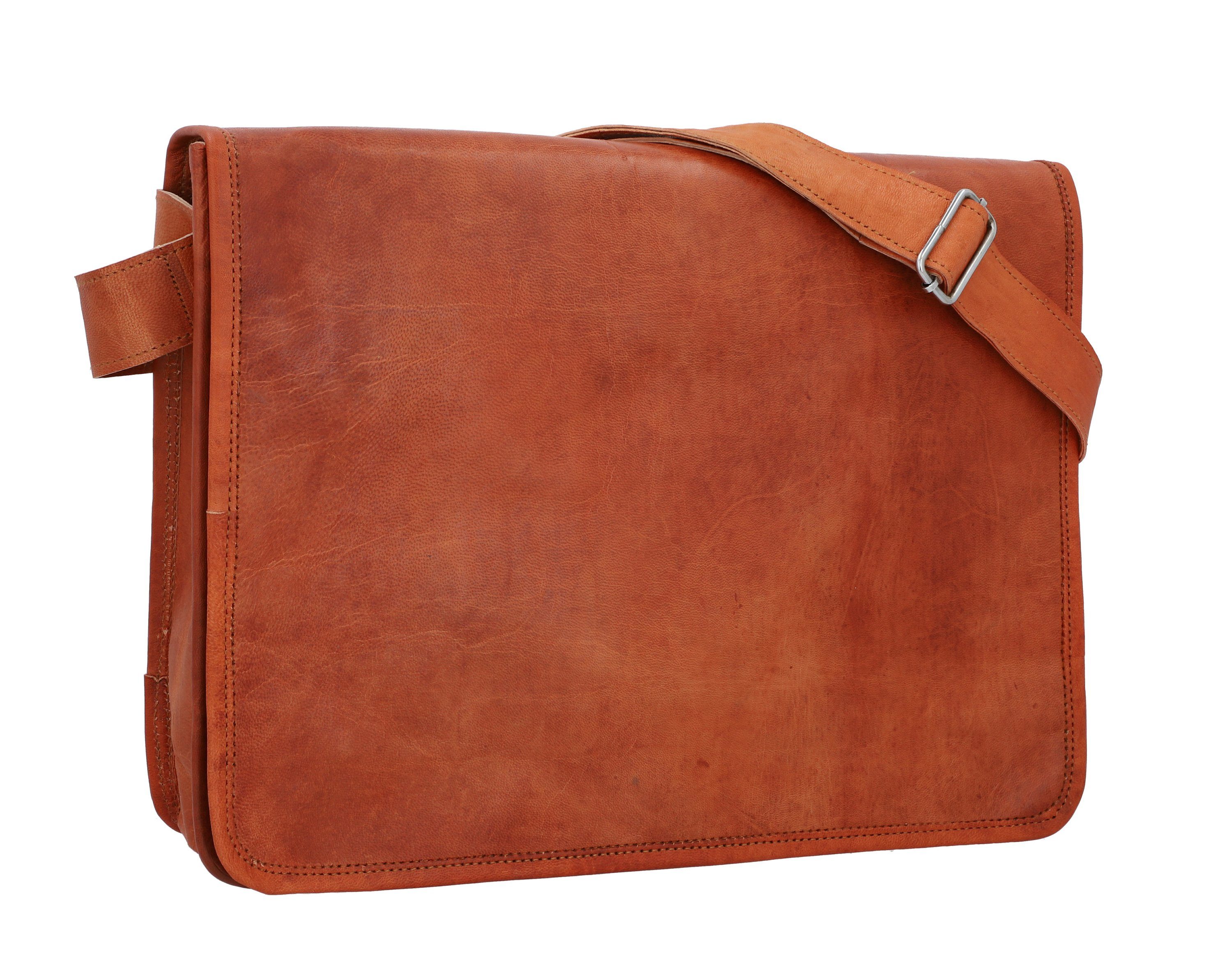 Gusti Leder Umhängetasche Gusti Leder Umhängetasche Taylor 15" (1-tlg), Aktenordner