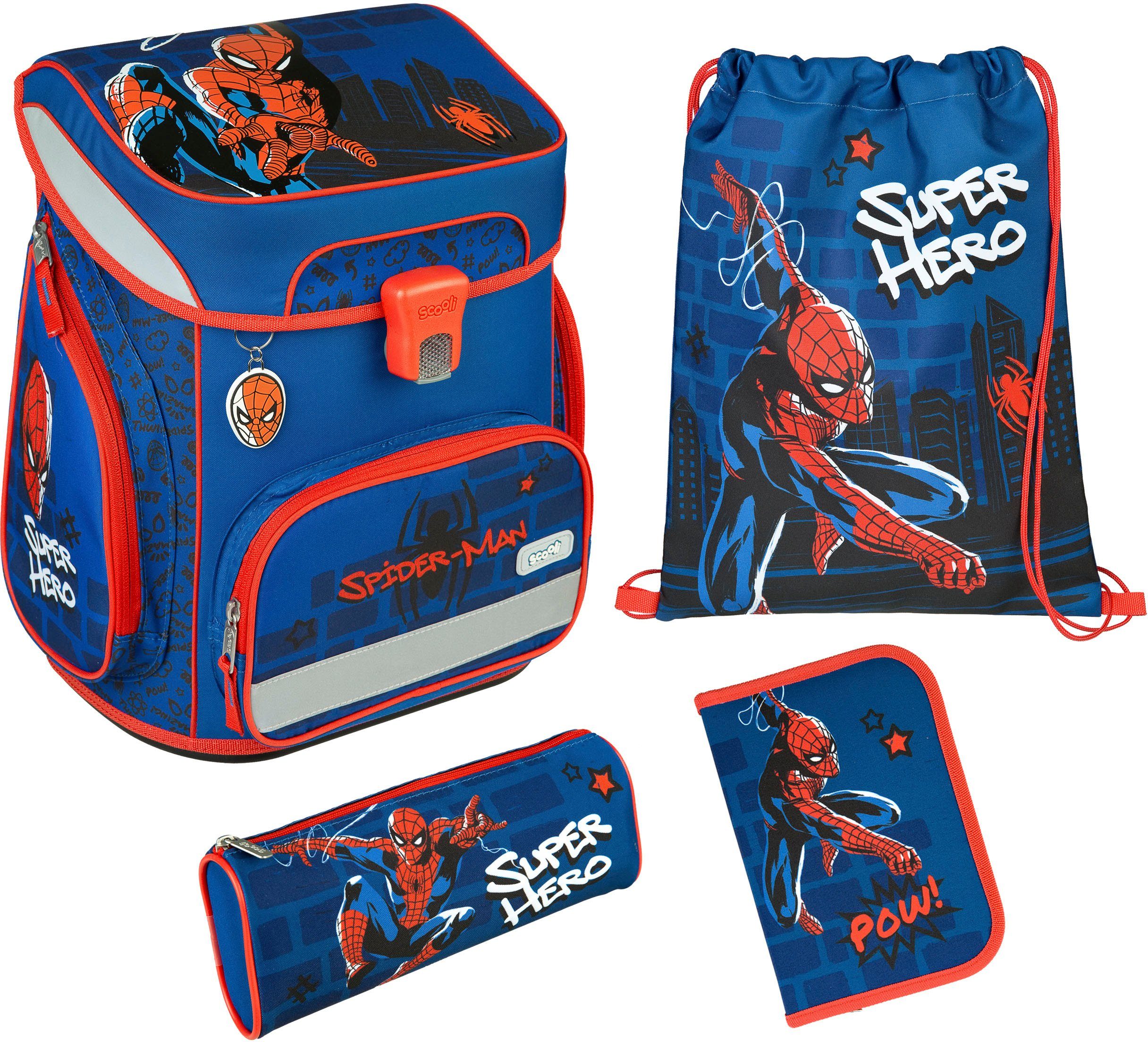 Scooli Ранцы EasyFit, Spider Man (Set, 5-tlg)