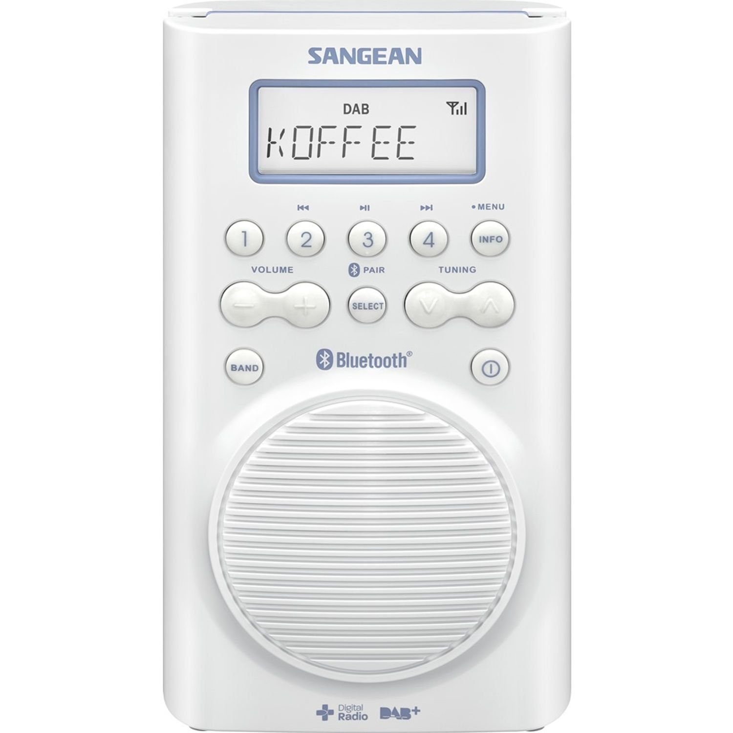 Sangean H-205D Wasserdichtes / (DAB) mit Radio BT Digitalradio DAB+ (DAB) Bluetooth