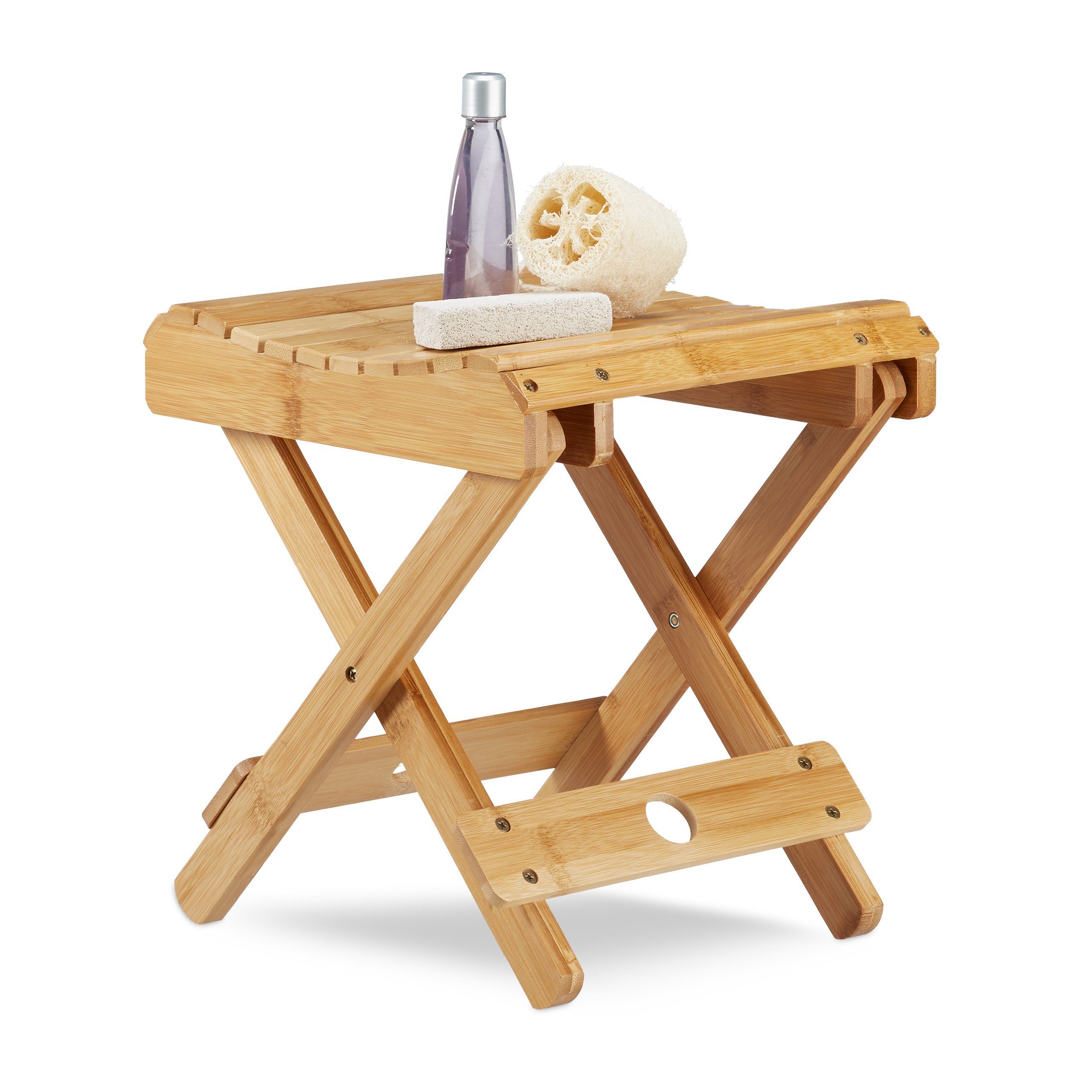 Hocker Bambus Hocker zum Klappen