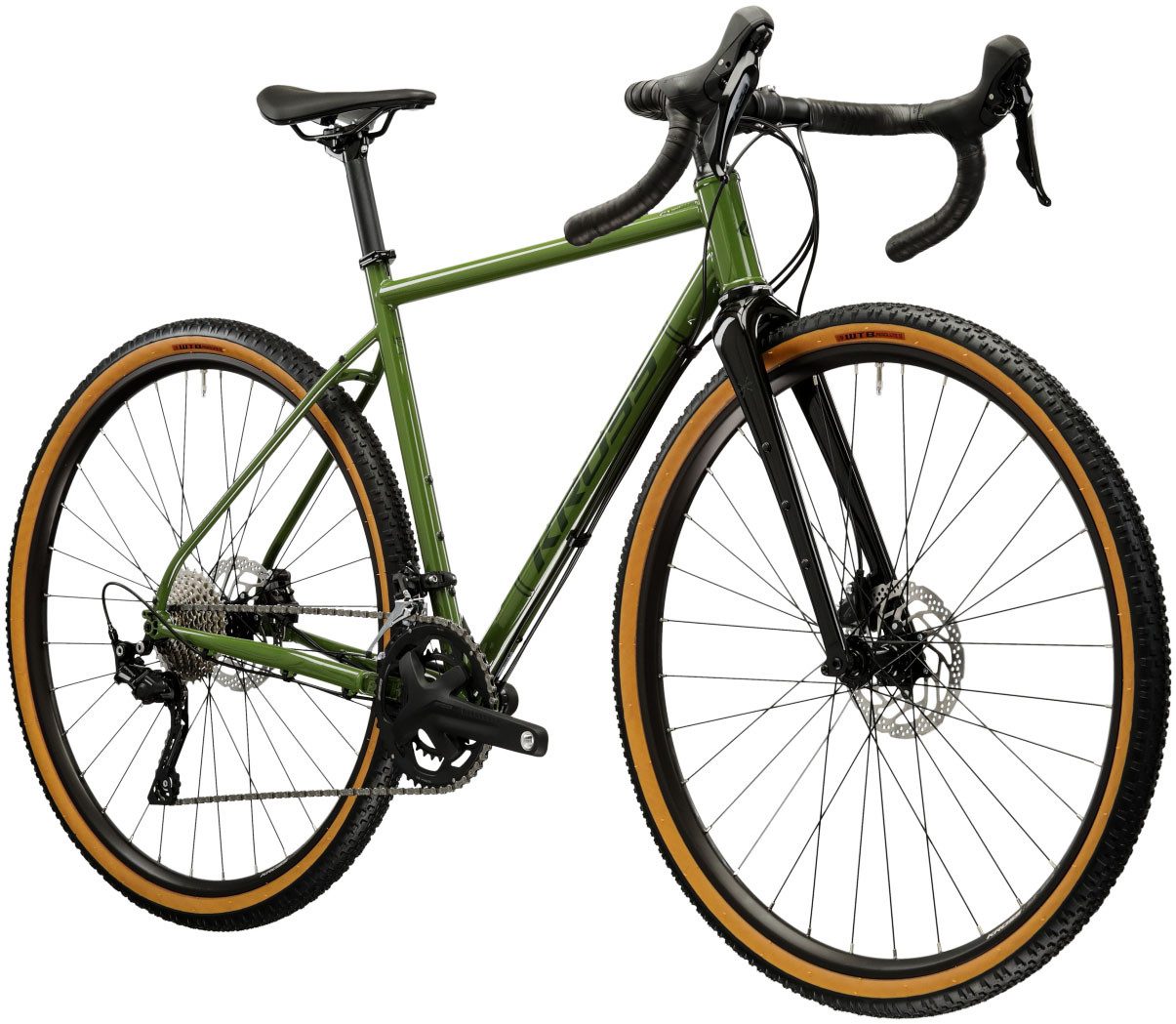 Kross Gravelbike Gravelbike Esker 4.0 grün 20 Gänge, 20 Gang Shimano GRX RX400 Schaltwerk, Kettenschaltung