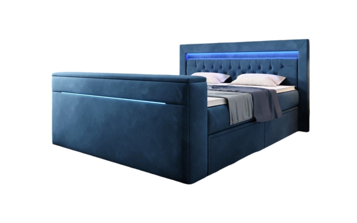 Luxusbetten24 Boxspringbett Jupiter, mit TV Lift, günstig online kaufen