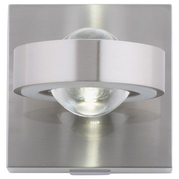 click-licht LED Wandleuchte Q-Smart LED Wandleuchte Q-Mia in Silber RGBW inkl. Fernbedienung 125x1, keine Angabe, Leuchtmittel enthalten: Ja, fest verbaut, LED, warmweiss, Wandleuchte, Wandlampe, Wandlicht