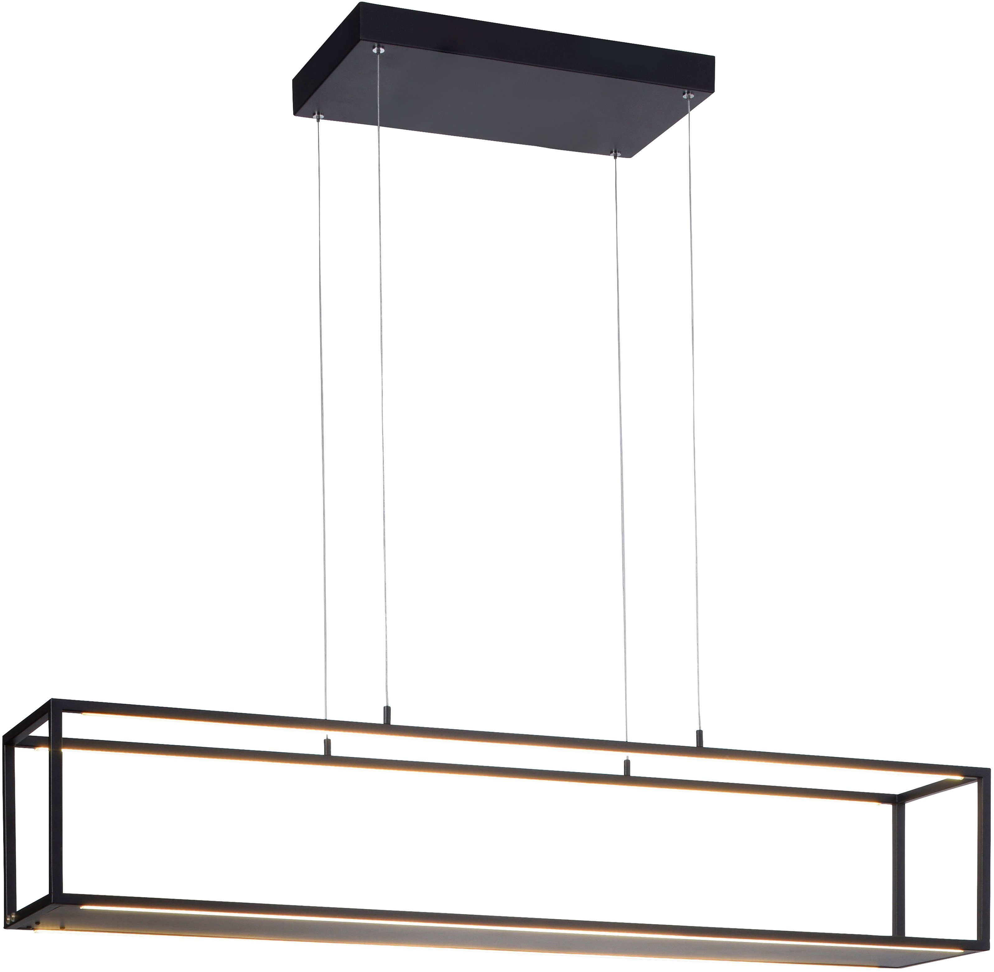 OTTO home LED Pendelleuchte Civva Hängeleuchte inkl. Abstellfläche z.B. für Deko, Blumen, Gewürze, Dimmfunktion, Memory, nach Trennung vom Netz, Memoryfunktion, mehrere Helligkeitsstufen, LED fest integriert, Warmweiß, warmweißes Licht, 3000 K, 3-Stufen-Touchdimmer, Pendellampe