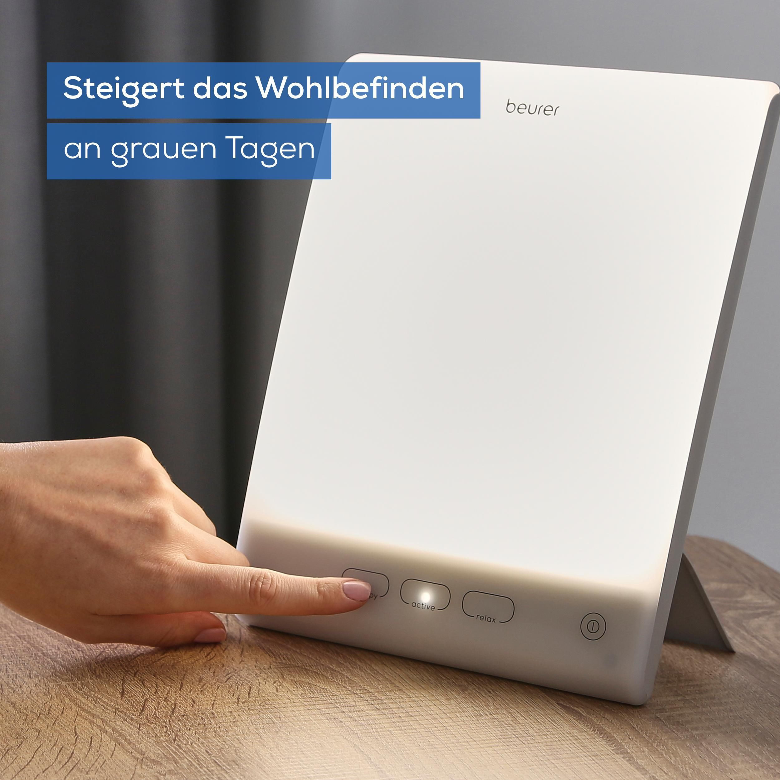 BEURER Tageslichtlampe TL 45 Perfect Day mit 3 Farbtemperaturen, Farbwechsel, LED fest integriert, Für einen geregelten Tag-Nacht-Rhythmus – Bild 5 von 5